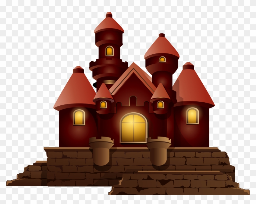 Red Small Castle Png Clipart Image - Small Castle Png #1311065