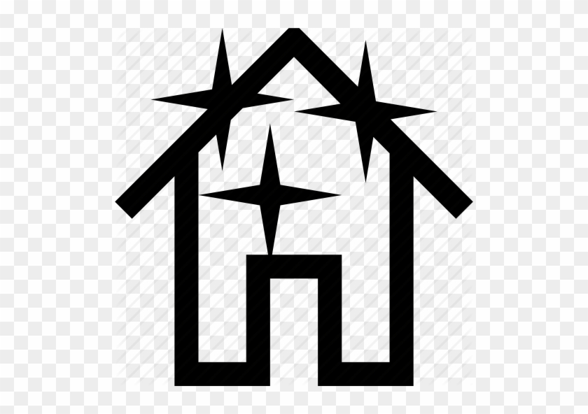 Home Cleaning - House Cleaning Logo Black And White #1311102