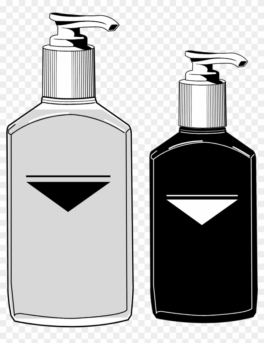 Vintage Lotion Bottle Clipart - Pump Bottle Clip Art #1311107