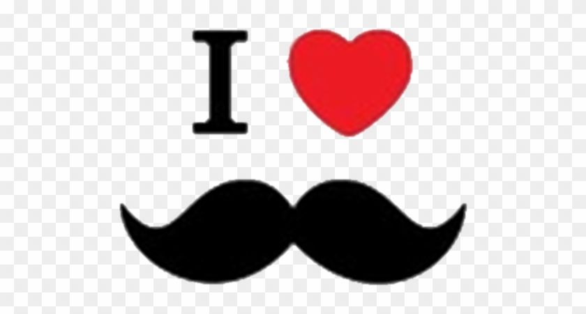 I Love Mustache Png - Easy Drawings Of Mustaches #1311113
