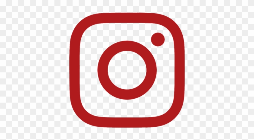 Facebook Twitter Instagram - Logo Instagram Rojo Png #1311284
