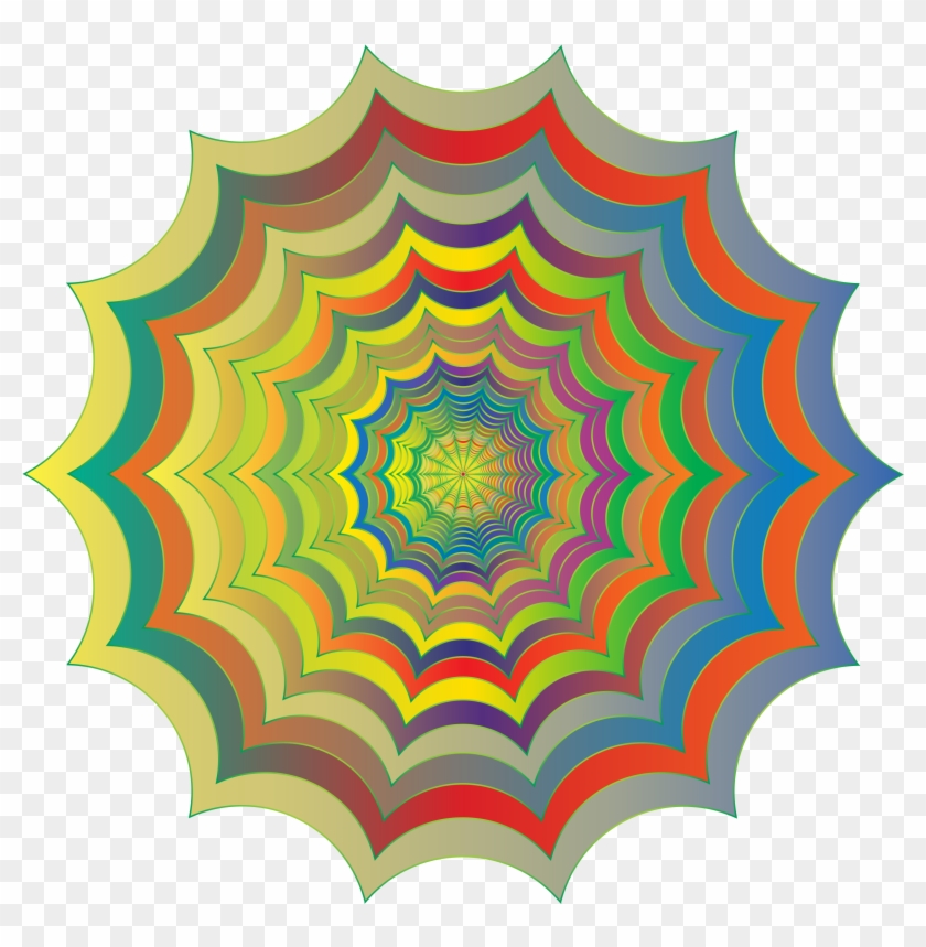 Spider Web Hypnotic Revitalized Bclipart - Crochet #1311312