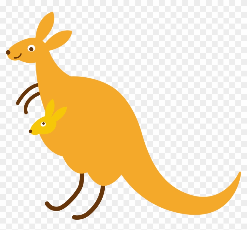 Kangaroo Macropodidae Clip Art - Vector Graphics #1311323