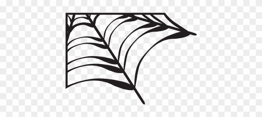 Corner Spiderweb Wall Decal - Art #1311320