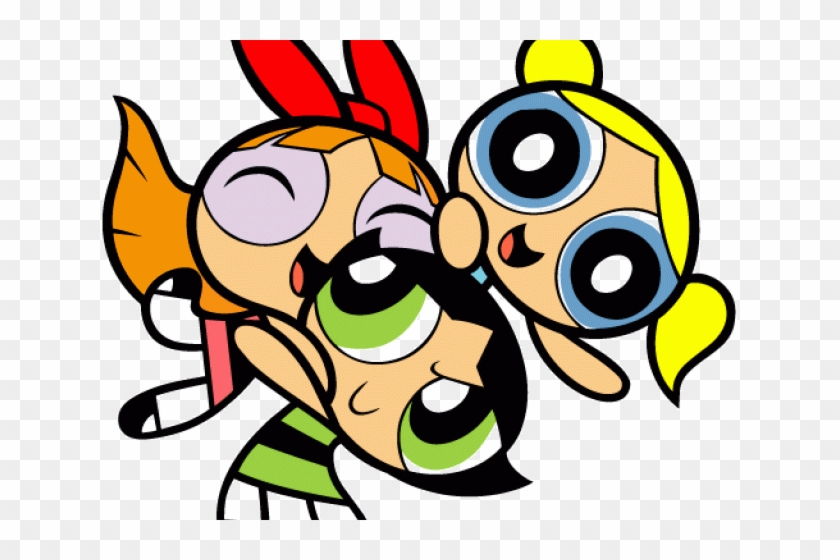 Powerpuff Girls Clipart Transparent - Blossom Bubbles And Buttercup #1311410