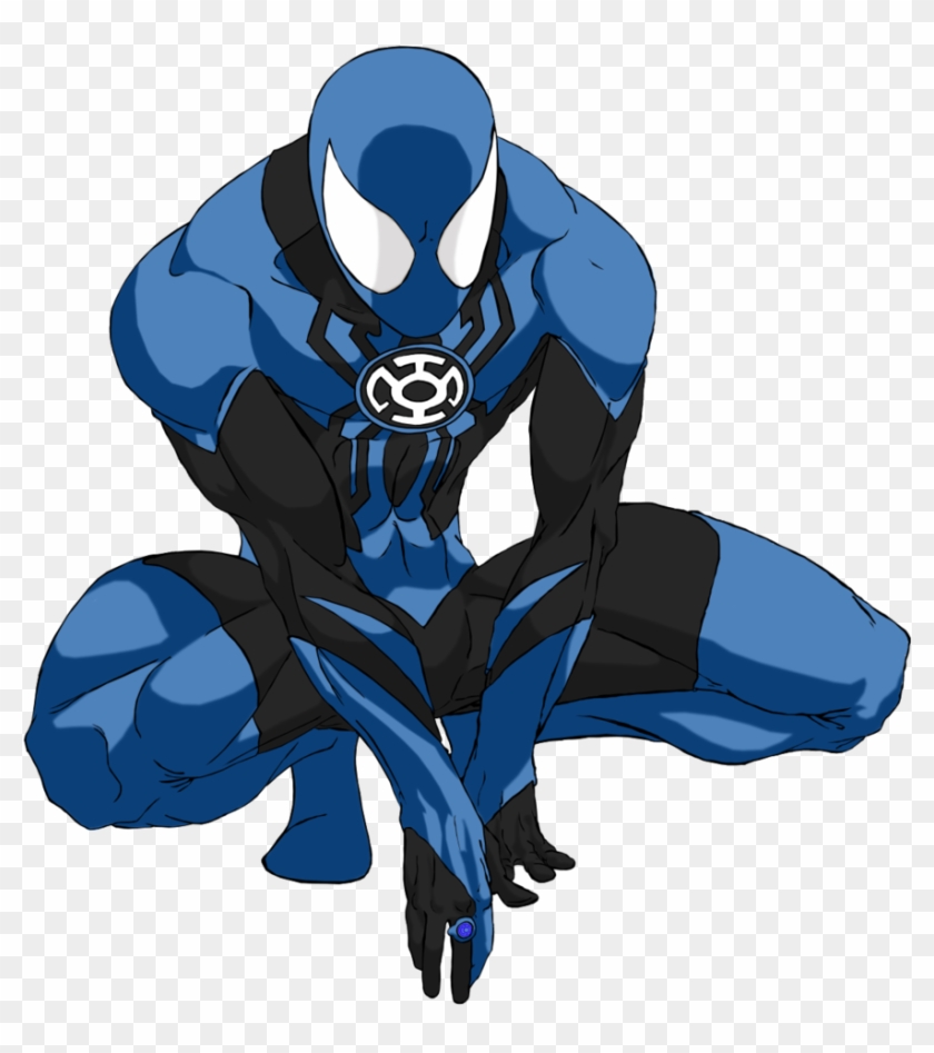 I Use A Blue Lantern Spider-man Skin I Made Based Off - Blue Lantern Corps Razer #1311508