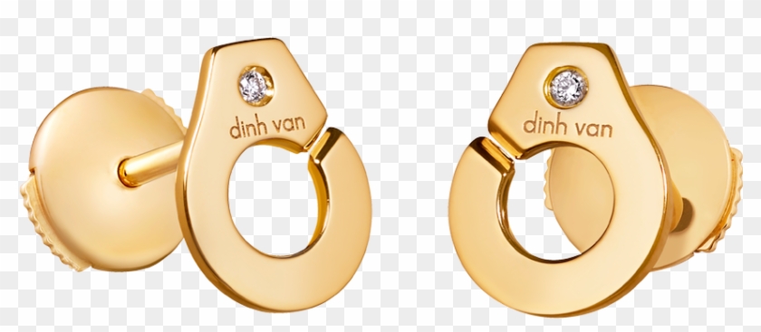 Dinh Van Puces D'oreilles Menottes Dinh Van R8 Or Jaune - Dinh Van 867311 #1311550