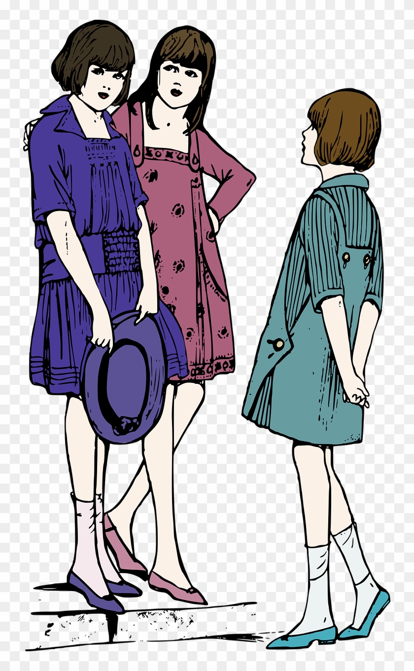 Color Colour Dress Fashion Girl Transparent Image - Illustration #1311610