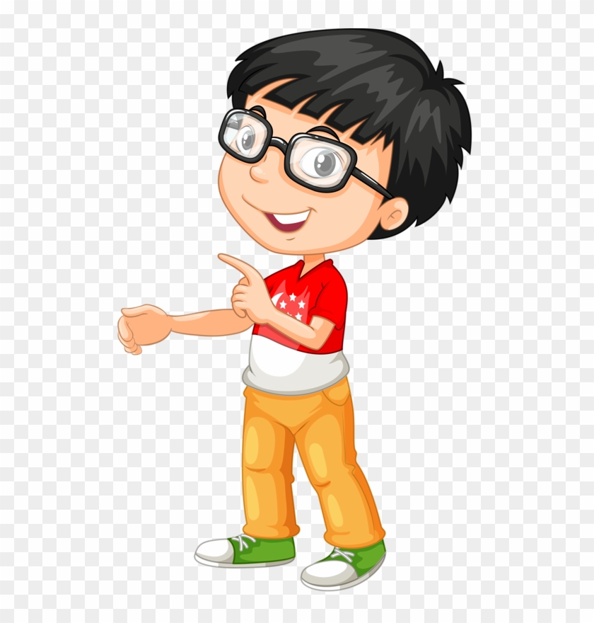 Personnages, Illustration, Individu, Personne, Gens - Boy With Eyeglasses Clipart #1311669