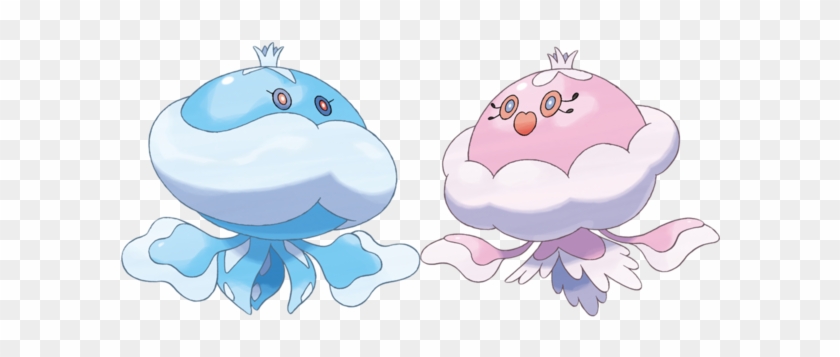 Male And Female Frillish - Jellicent Pokemon #1311681