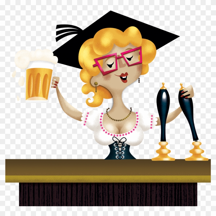 Beer Bartender Clip Art - Cartoon #1311695