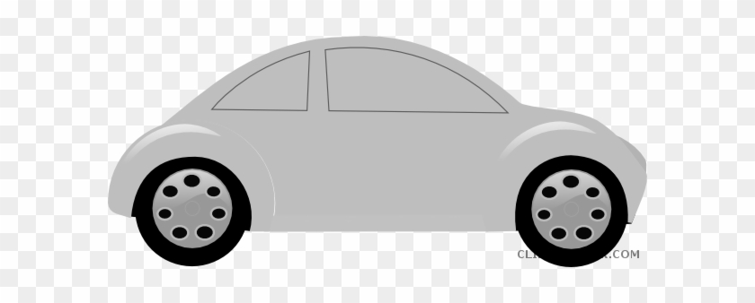 Silver Car Transportation Free Black White Clipart - Car Baby Clip Art #1311717