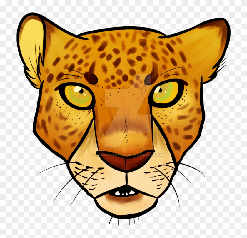 Jaguar Head Clipart - Clip Art #1311958