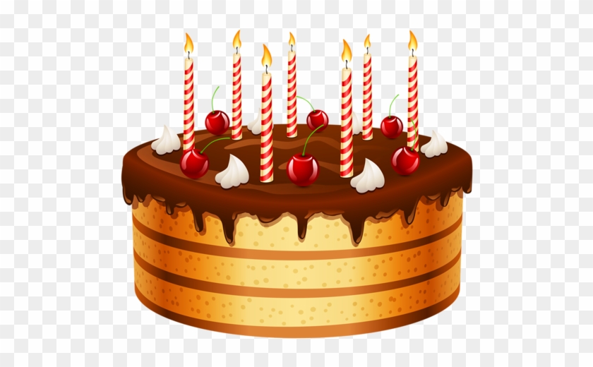 Cake Clipartfood - Cake With Candle Png #1311977