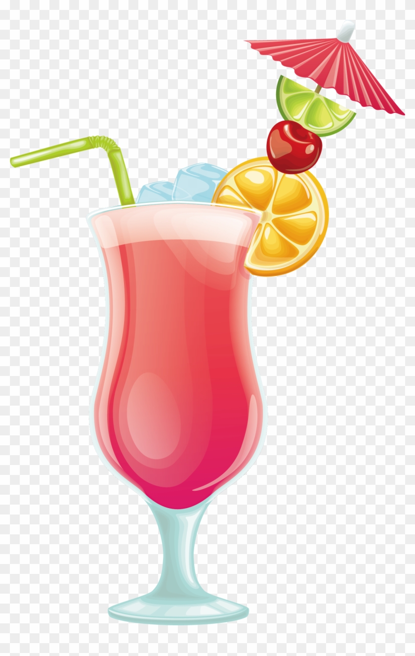 Cocktail Juice Drink - Cocktail Drink Vector #1312018