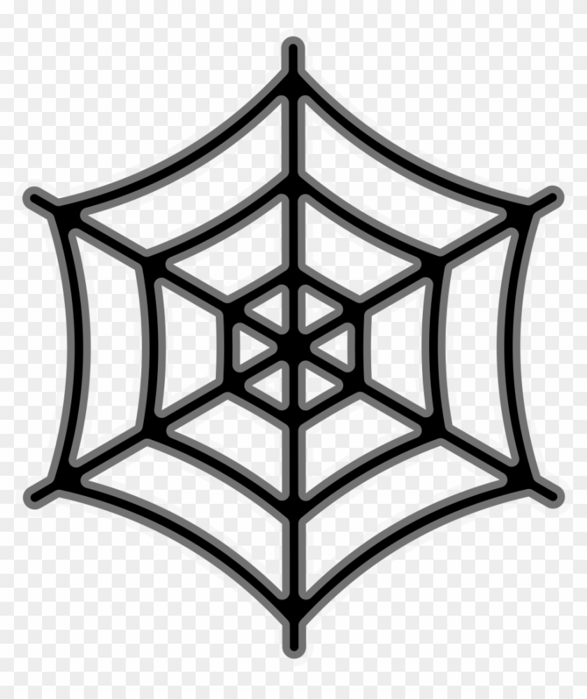 Spider Web Icon - Spider Web Drawing #1312050