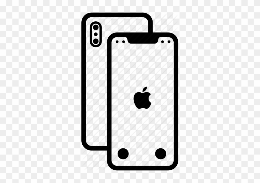 Apple - Iphone X Line Icon #1312077