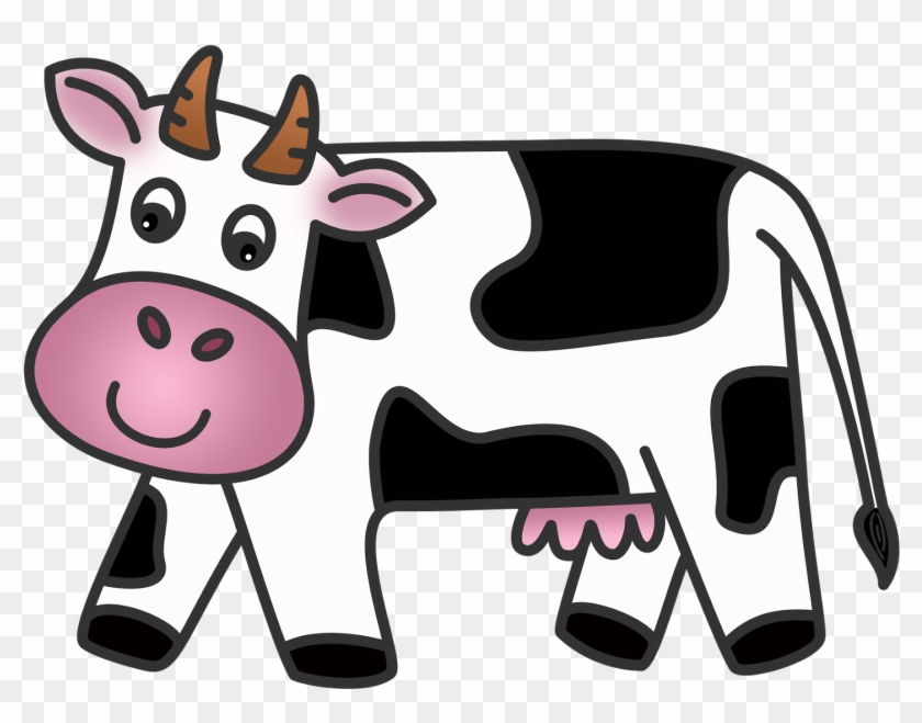 Animated Dairy Cow Clipart - United States Of America #1312095