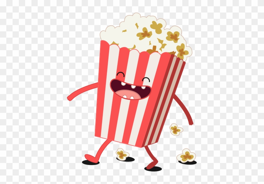 Pin Movie Popcorn Clipart No Background - Single Popcorn Animated Png #1312154