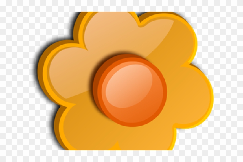 Orange Flower Clipart 4 Flower - Flower #1312260