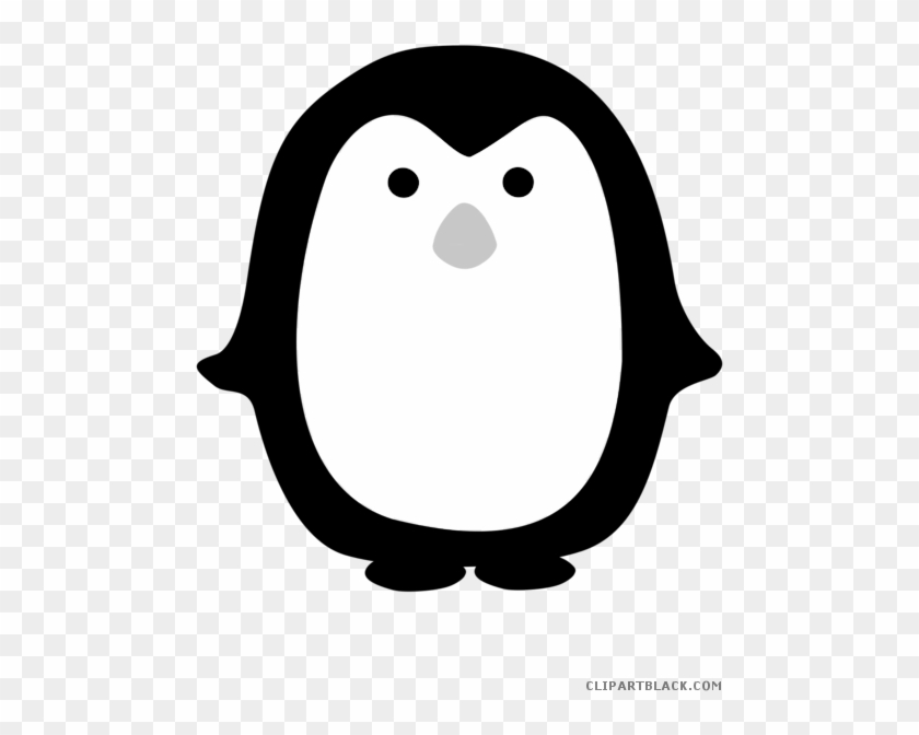 Cute Penguin Animal Free Black White Clipart Images - Penguin Printable #1312264