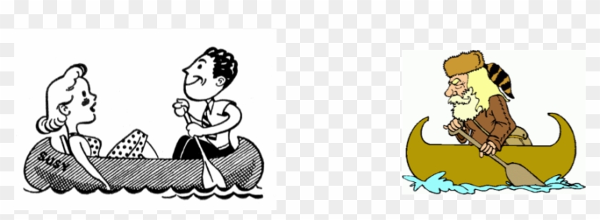 Paddling - Canoe Clip Art #1312379