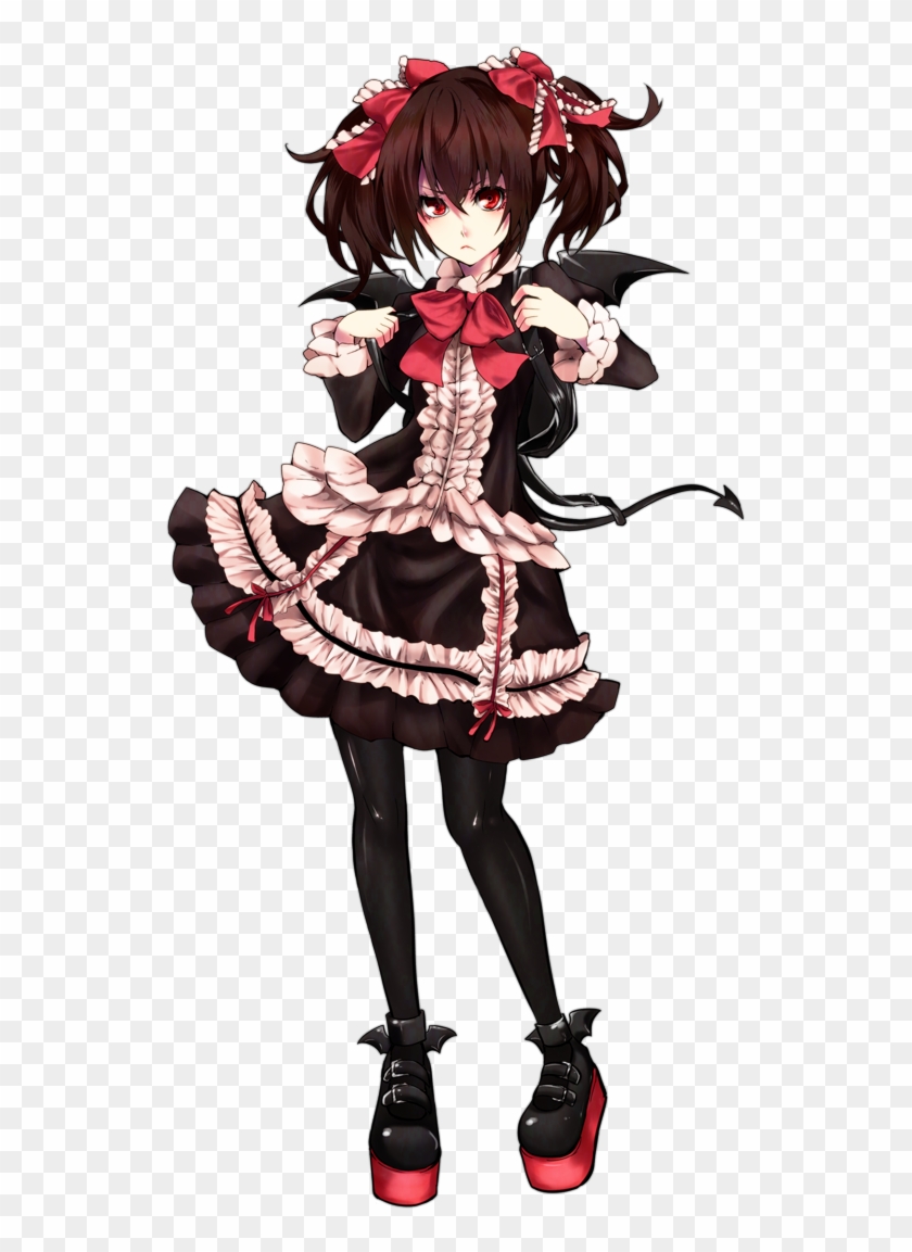 Tsunaki Karin By Lutherum - Anime Girl With Platform Shoes - Free  Transparent PNG Clipart Images Download