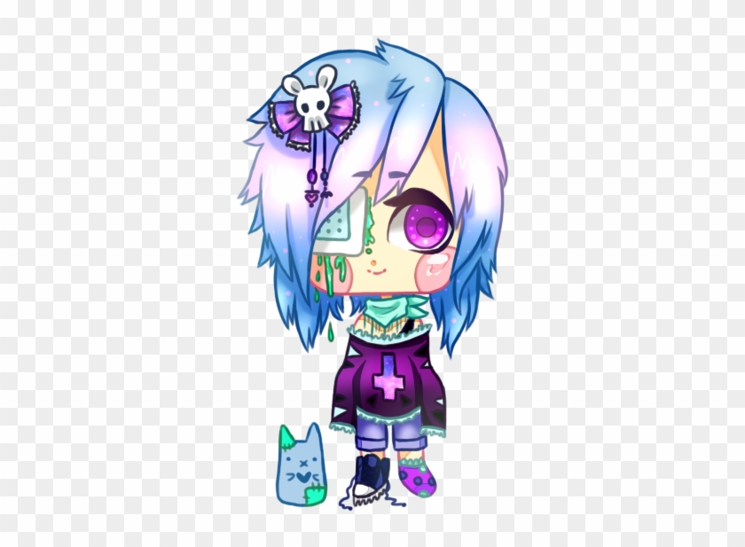 Open Collab Adopt - Pastel Goth Boy Png #1312454