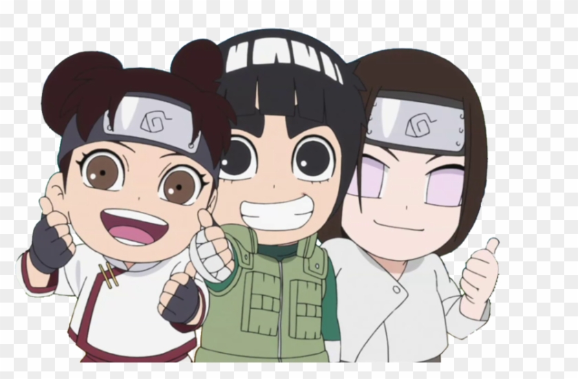 Tenten Neji Hyuga Rock Lee Shikamaru Nara Hinata Hyuga - Rock Lee And His Ninja Pals Team Guy #1312458
