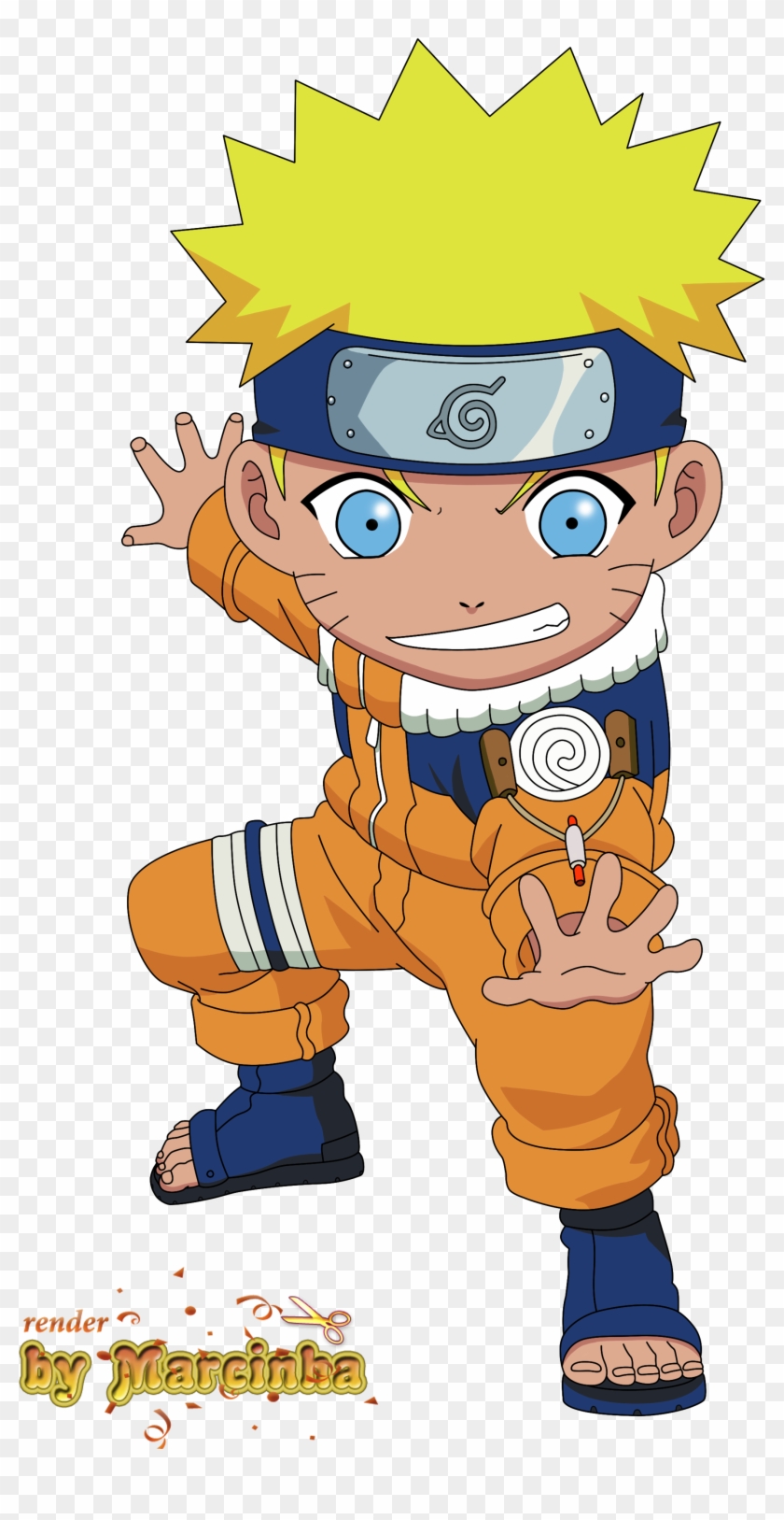 Png Chibi Uzumaki Naruto By Marcinha20 Png Chibi Uzumaki - Naruto Uzumaki Chibi Png #1312540