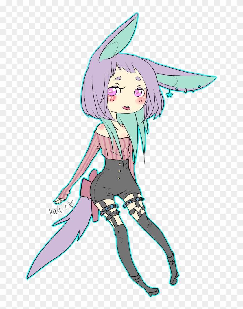 Pastel-goth Adoptable [sold] By Kukuku0kattie - Pixel Art Transparent Background #1312550