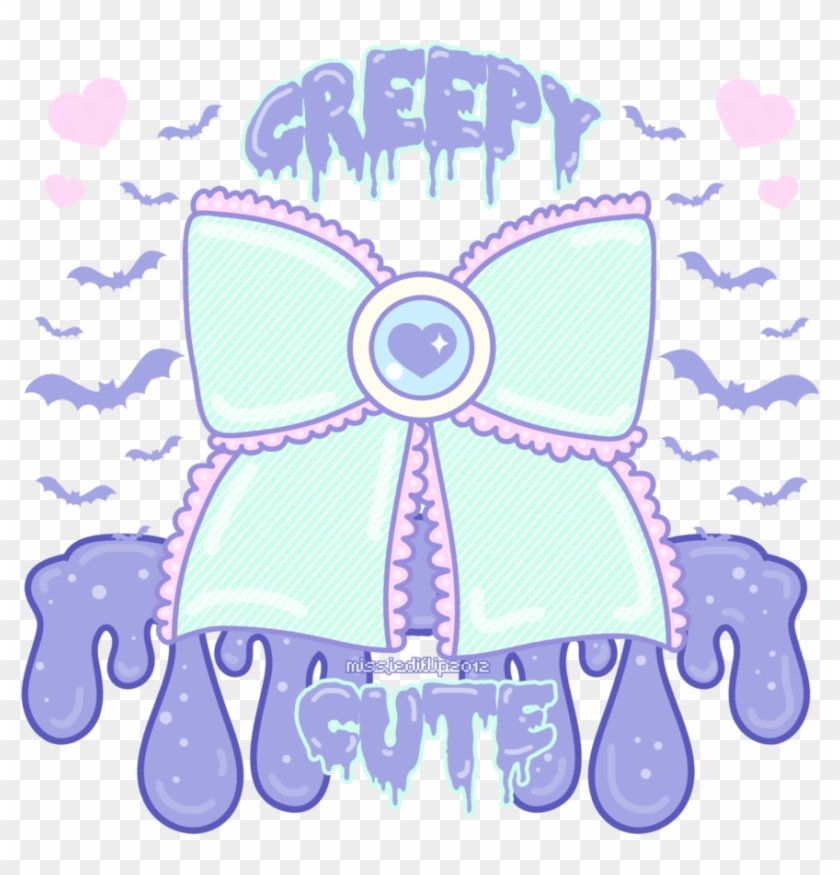 Creepy Cuteillustrator Cs6pastel Goth - Pastel Goth Transparent #1312563