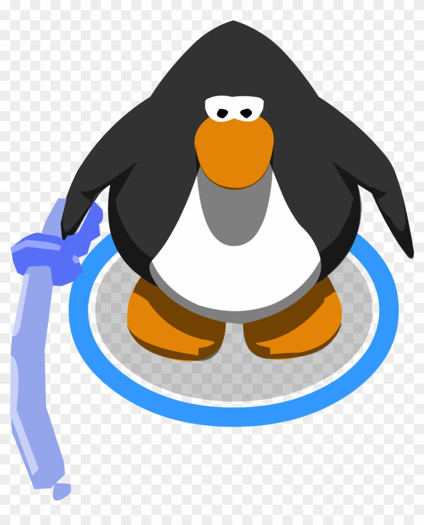 Blue Balloon Sword In-game - Club Penguin Ring #1312705