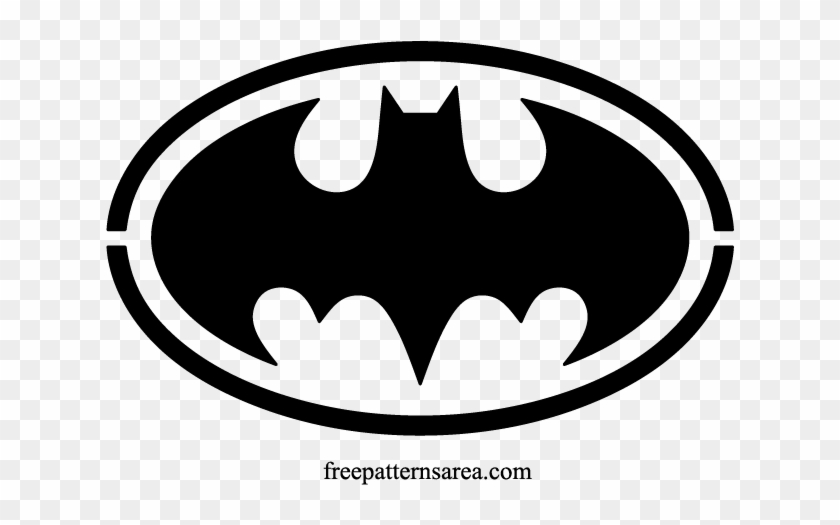 Batman Stencil - Batman Symbol Clipart #1312732