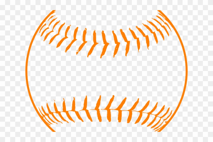 Orange Clipart Softball - Baseball Clip Art Free #1312884