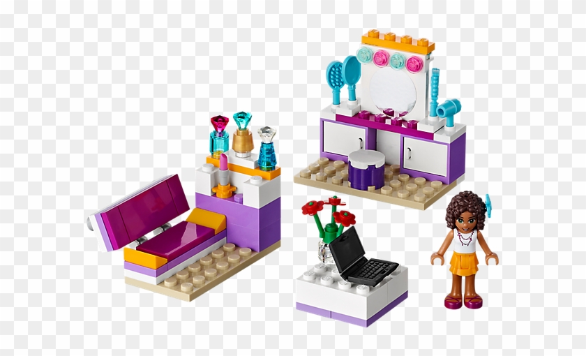 Hang Out Or Host A Sleepover In Andrea's Bedroom Item - Lego Friends Andrea's Bedroom #1313053
