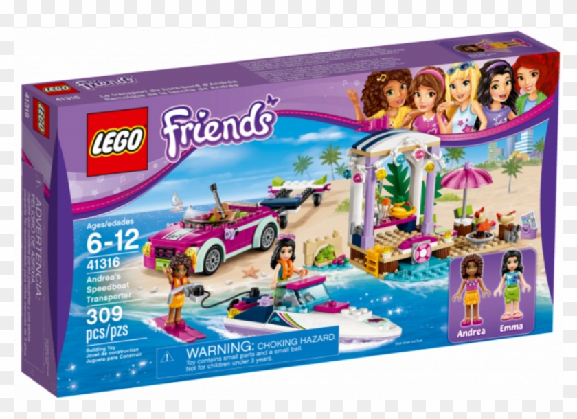 Lego Friends Andrea's Speedboat Transporter - Andreas Speed Boat Transporter #1313070