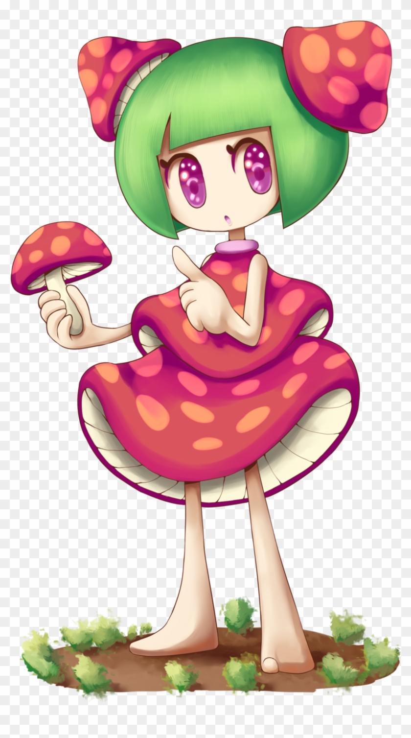 Mushroom Girl By Colorgeist Mushroom Girl By Colorgeist - Cartoon #1313084