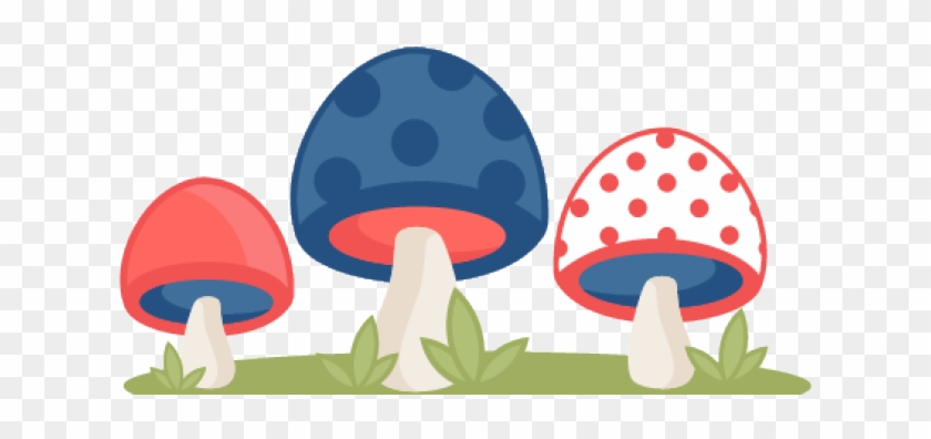 Mushroom Clipart Polka Dot - Clip Art #1313087