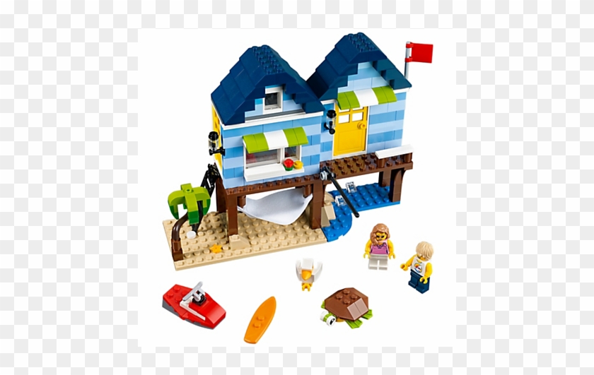 Have Summer Fun With The Cozy 3 In 1 Beach House, Featuring - Lego Creator Beachside Vacation #1313126