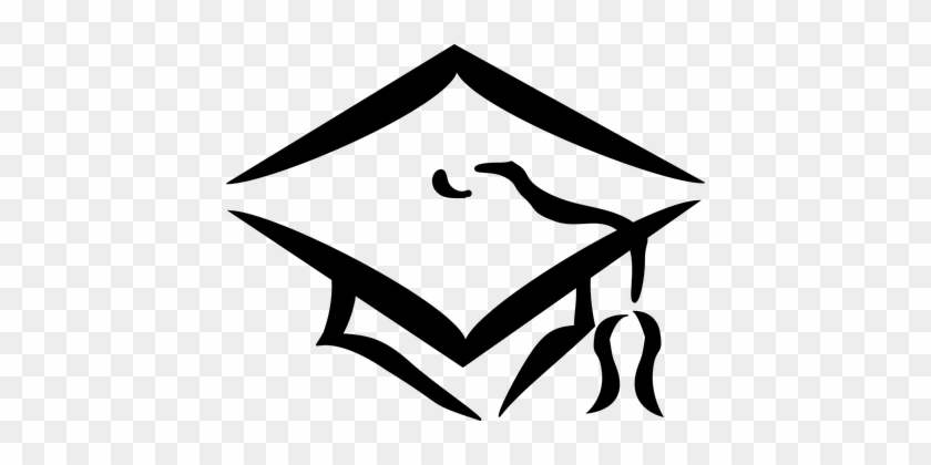 Mortarboard Graduation Graduate University - Graduation Cap Clip Art #1313204