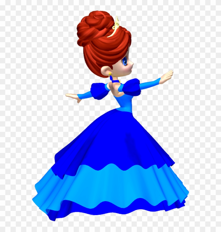 Princess In Blue Poser Png Clipart By Clipartcotttage - Princess Posers #1313214
