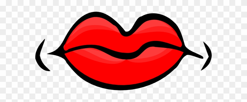 Red Lips Clip Art - Lip #1313344