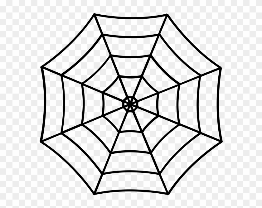 Spider Web Rubber Stamp - Dessin De Toile D Araignée #1313536