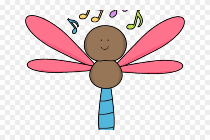 Musical Notes Clipart Cute - แมลงปอ การ์ตูน น่า รัก #1313537