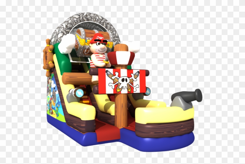 Kids Jumping Bounce Cheap Pirate Ship Inflatable Bouncer - Play #1313591