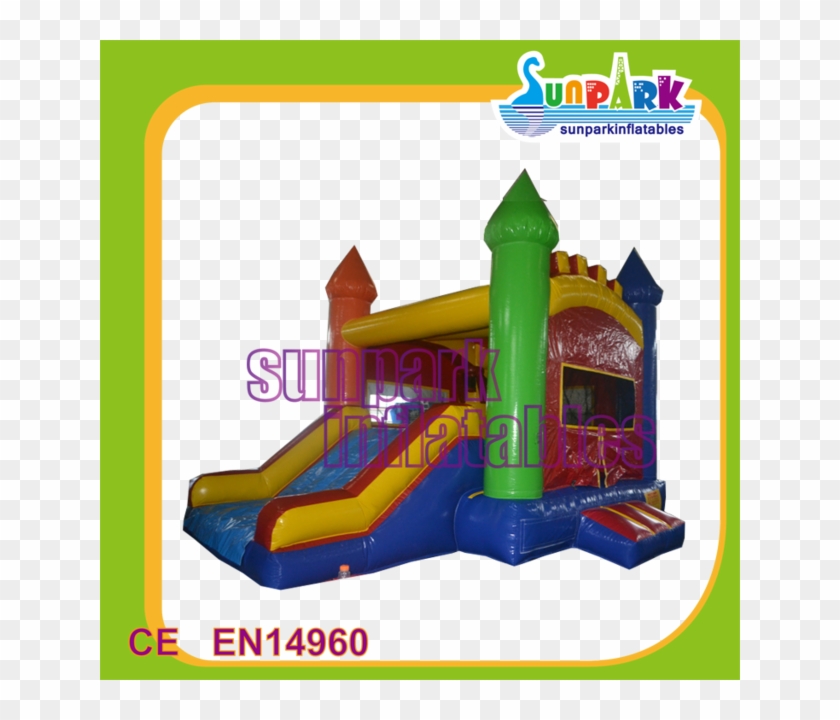 Super Kids Fun Inflatable Bouncy Slide Bounce House - Inflatable #1313599