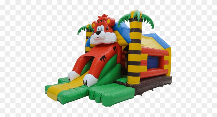 Tiger Front Slide Bouncer - Inflatable #1313613