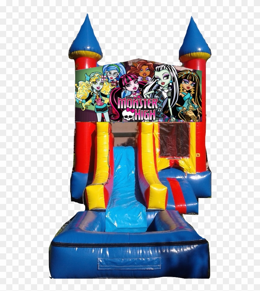 Water Slide Castle Combo Front Jumper Monster High - Paw Patrol Water Slide #1313649