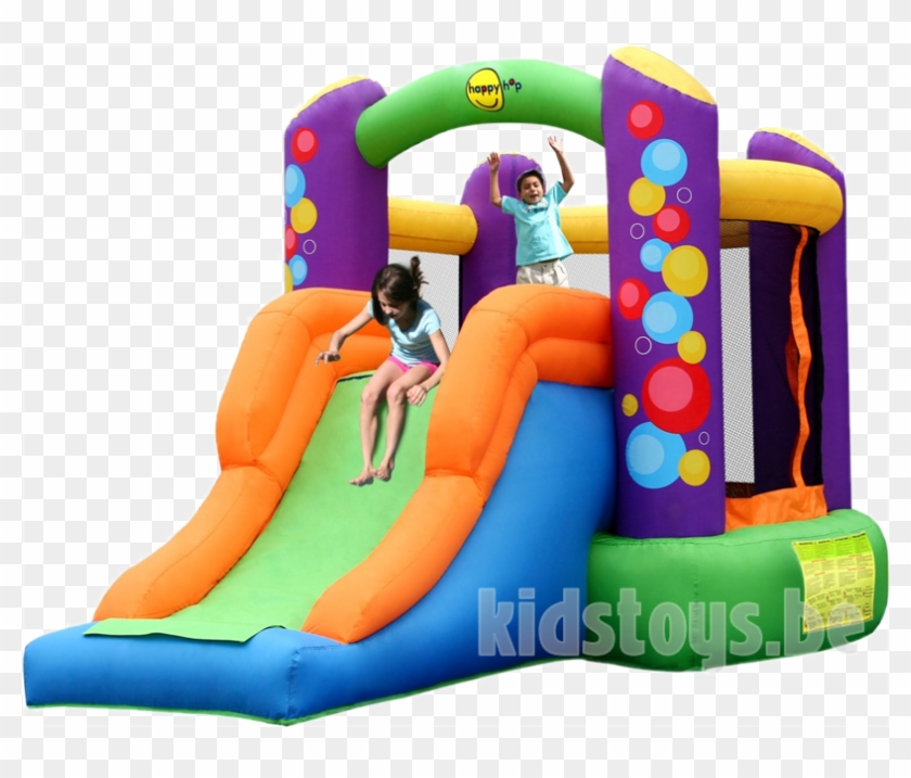 Happy Hop Combo Bouncer With Slide - Bouncy Happy Hop Combo Bouncer With Slide #1313661
